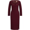 Dihera Sweetheart Neck Midi Wrap Dress
