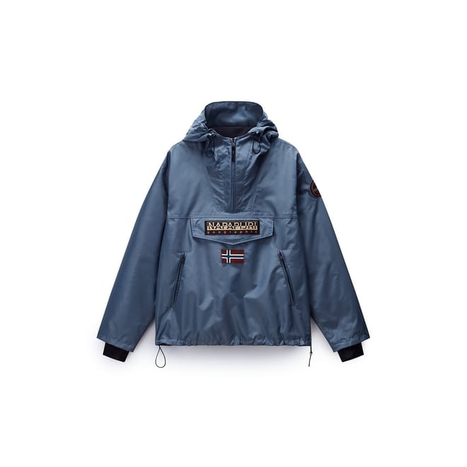 Hooded Relaxed Fit Rain Jacket