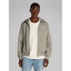 Hooded Windbreaker with Ribbed Cuff
