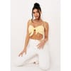 Front Strappy Crop Top