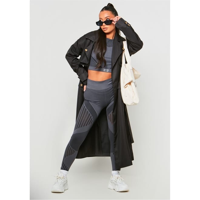 Missy Sport Seamless Ladder Detail Leggings