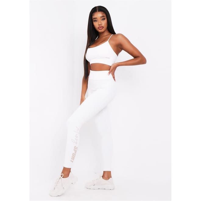 Sport Strappy Crop Gym Top