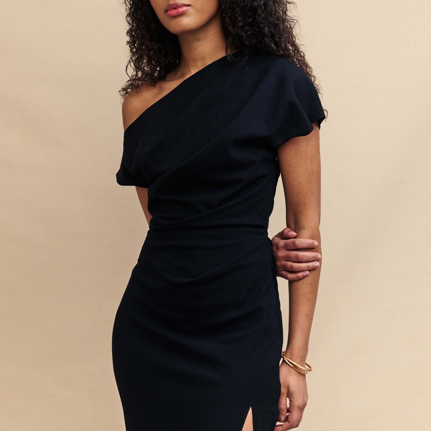 Black Nobodys Child Katty Midaxi Dress - Get The Label