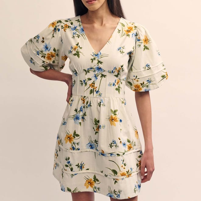 Floral Clover Mini Dress