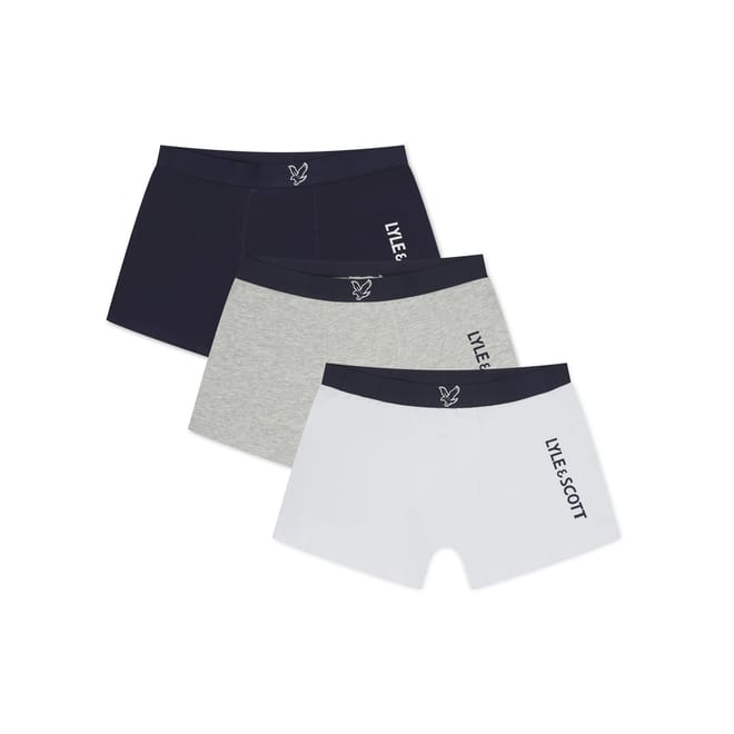 3 Pack Plain Design Trunks