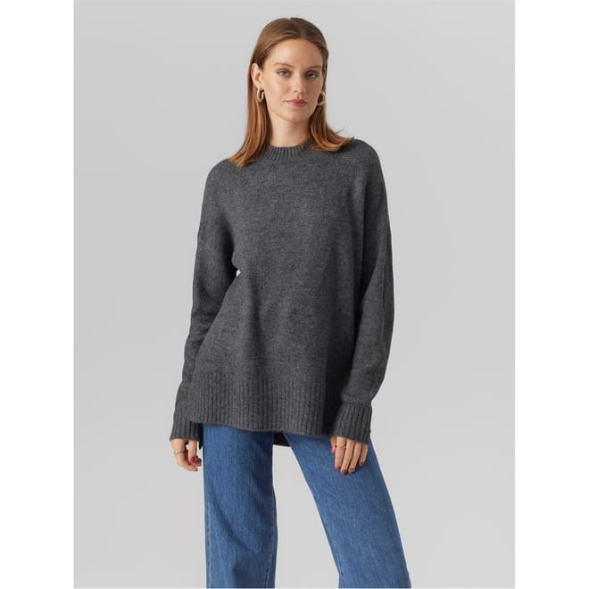 Lefile Bxy Relaxed Fit Long Sleeve Sweater