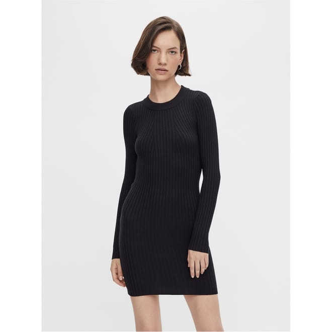 Ls Crew Neck Mini T-Shirt Dress