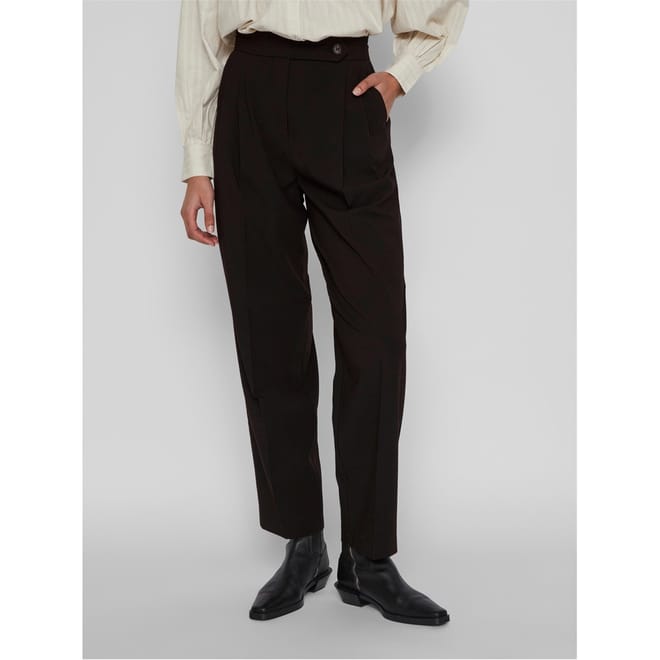Vclry Pleat Straight Trousers