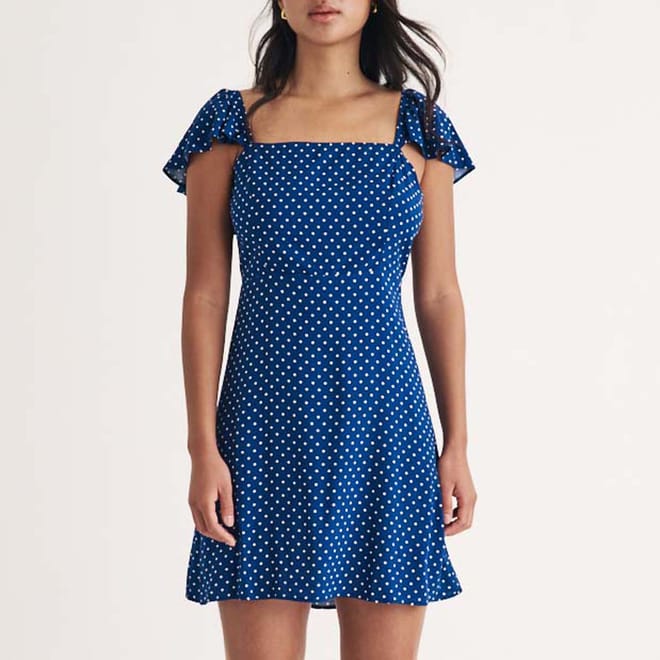 Elise Polka Dot Mini Dress