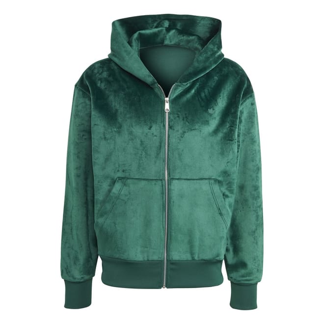 Relaxed Fit Ribbed Cuff Sweat Jacket