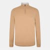 Mock Neck Regular Fit Long Sleeve Top