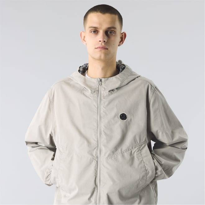 Double Side Pocket Hooded Rain Jacket