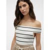 Off-The-Shoulder Slim Fit T-Shirt