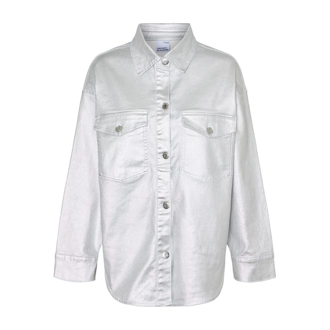 Oversize Fit Drop Shoulder Long Sleeve Shirt