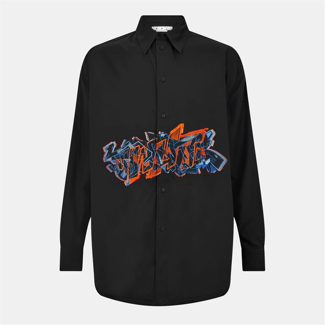 Graphic Relaxed Fit Long Sleeve Shirt