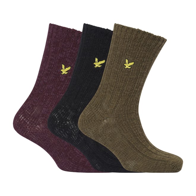 3 Pack of Chunky Knitted Socks