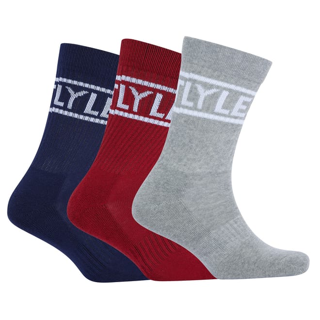 3 Pack of Logo Sport Socks