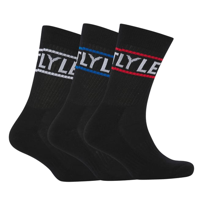 3 Pack of Logo Sport Socks