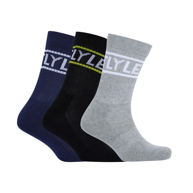 3 Pack of Logo Sport Socks