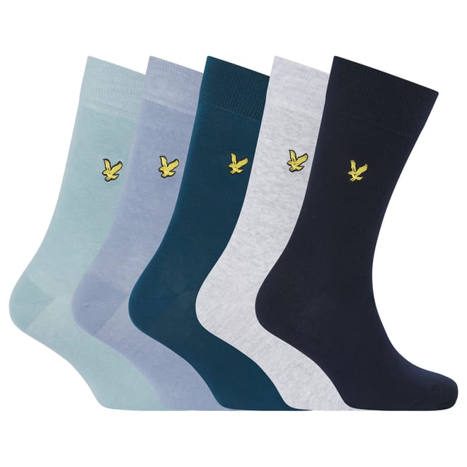 5 Pack of Plain Core Socks
