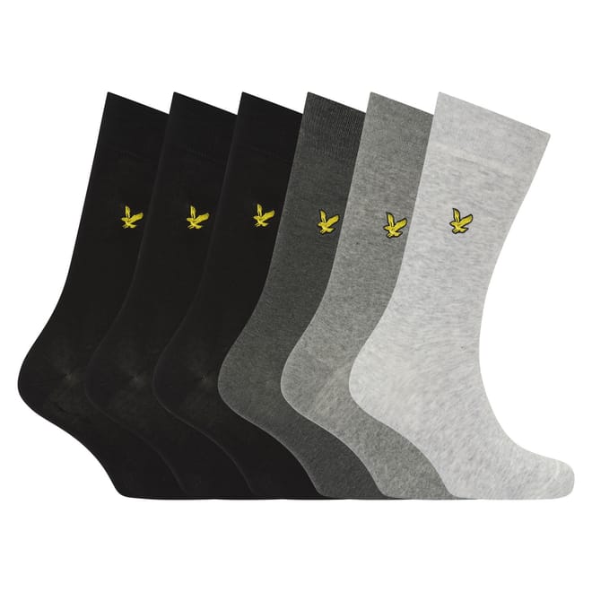 6 Pack of Basic Dress Socks