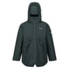 Violane Hooded Softshell Solid Patterned Jacket