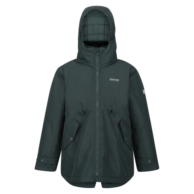 Violane Hooded Softshell Solid Patterned Jacket