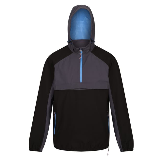 Hooded Color Block Anorak Jacket
