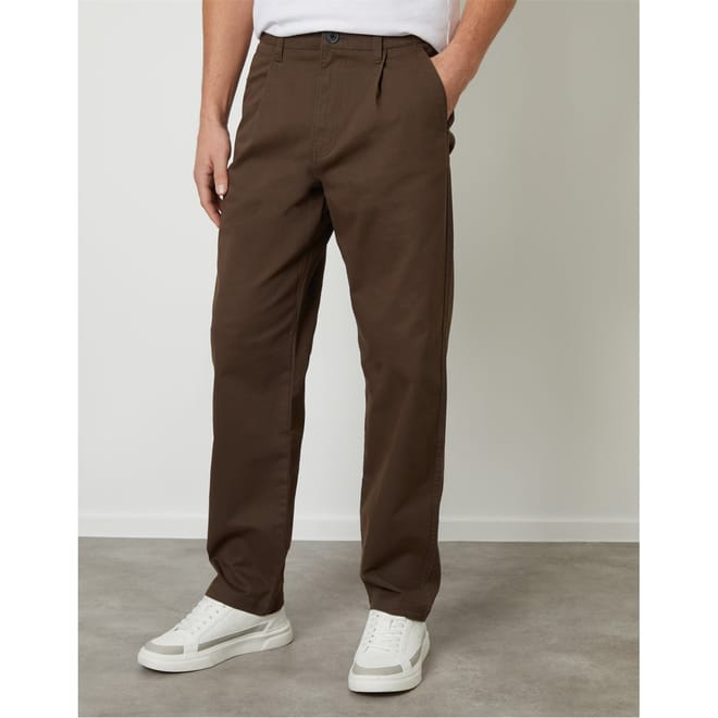 Fog Chino Straight Solid Patterned