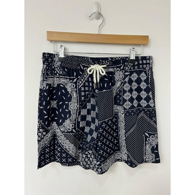 Bandana Print Bermuda Shorts