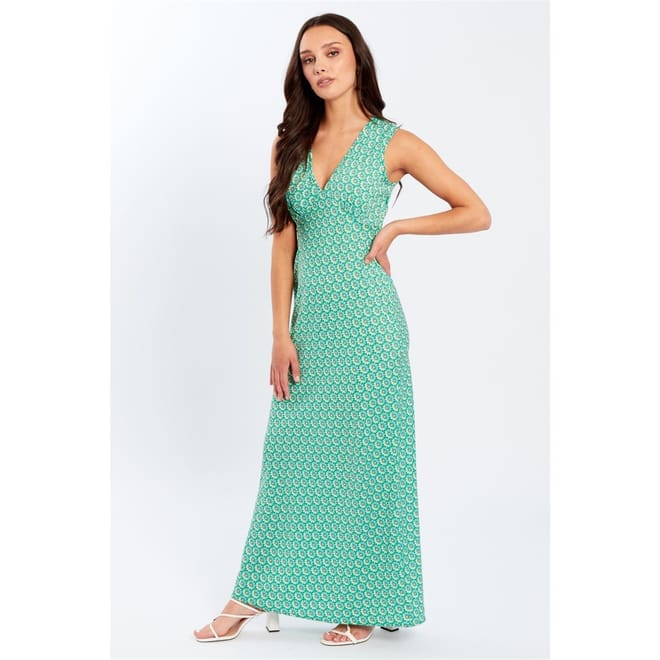 V-Neck Maxi Slip Dress