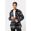 Blend Check Overshirt Grey