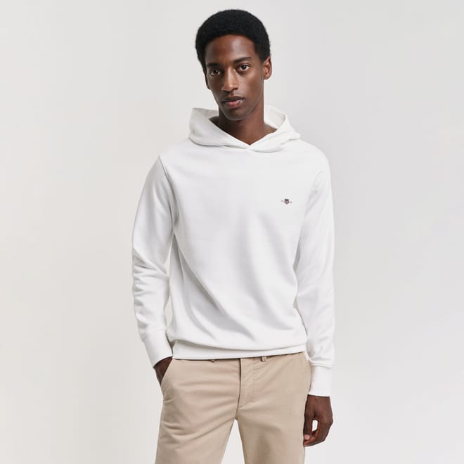 Regular Fit Embroidered Archive Shield Hoodie