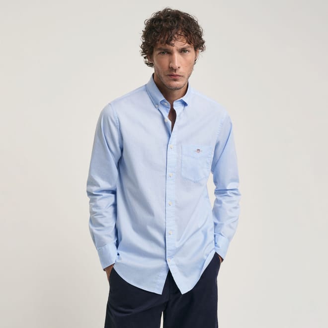 Regular Fit Poplin Archive Shield Shirt