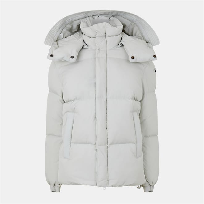 Solid Patterned Hooded Duffle Coat