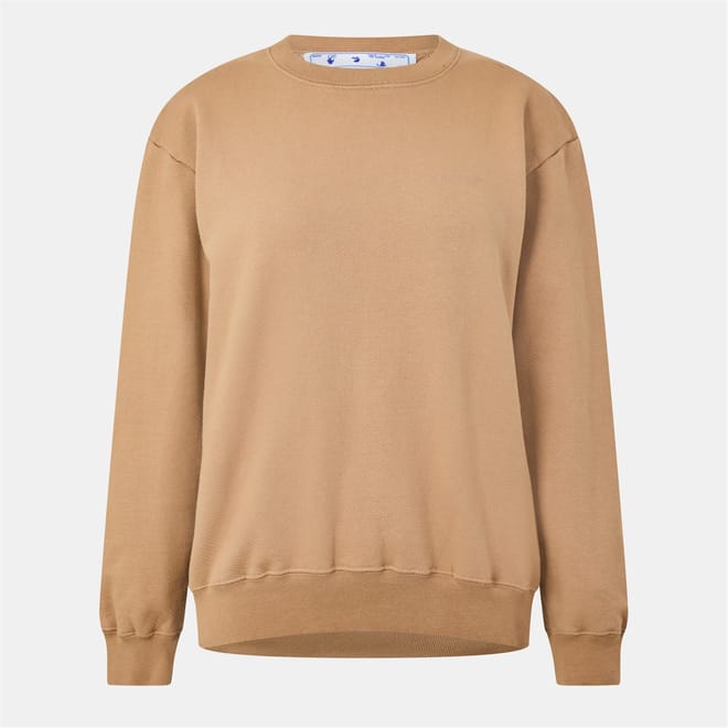 Relaxed Fit Crew Neck Long Sleeve Sweatshirt