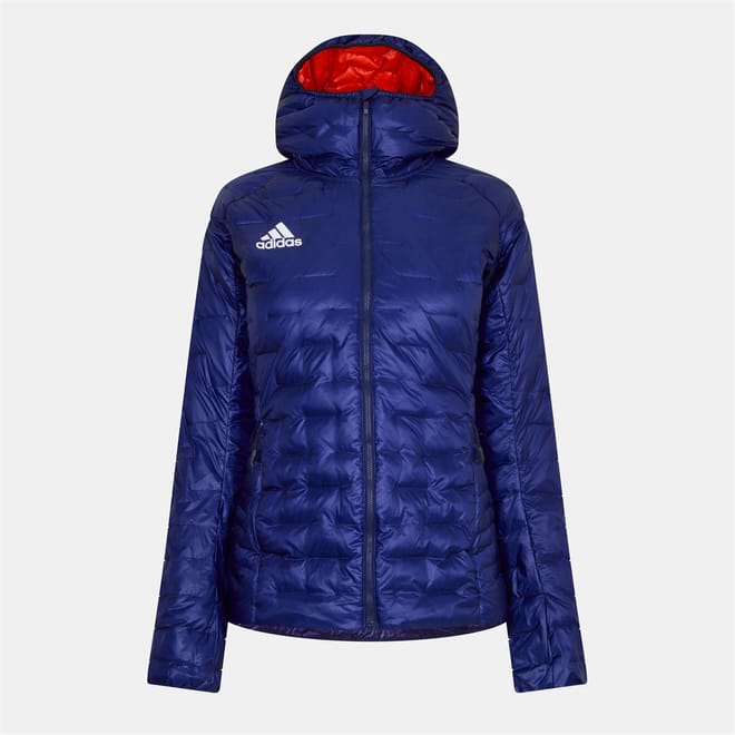 Icesky Solid Patterned Down Jacket