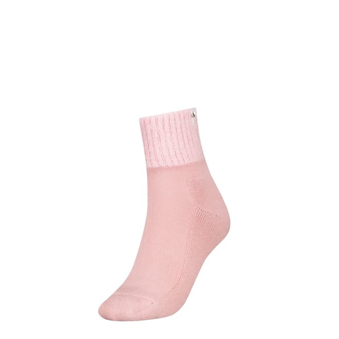 Quarter Long Socks with Logo