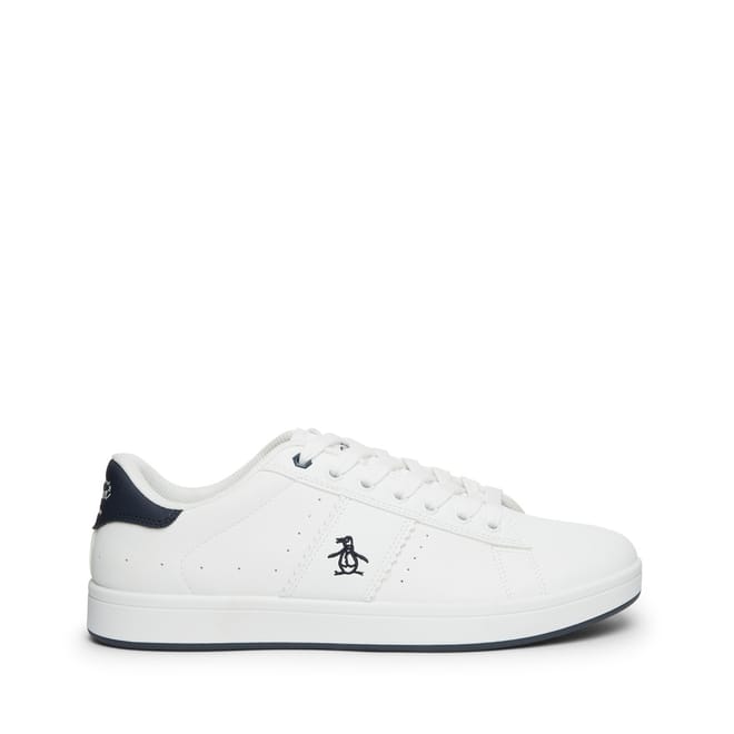 Penguin Graphic Flat Heel Round Toe Trainers