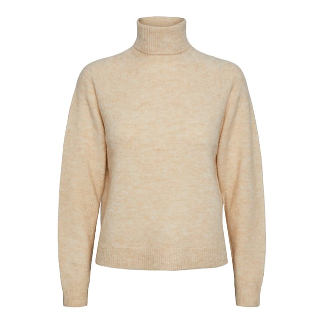 High Collar Hooded Regular Fit Sweatshirt