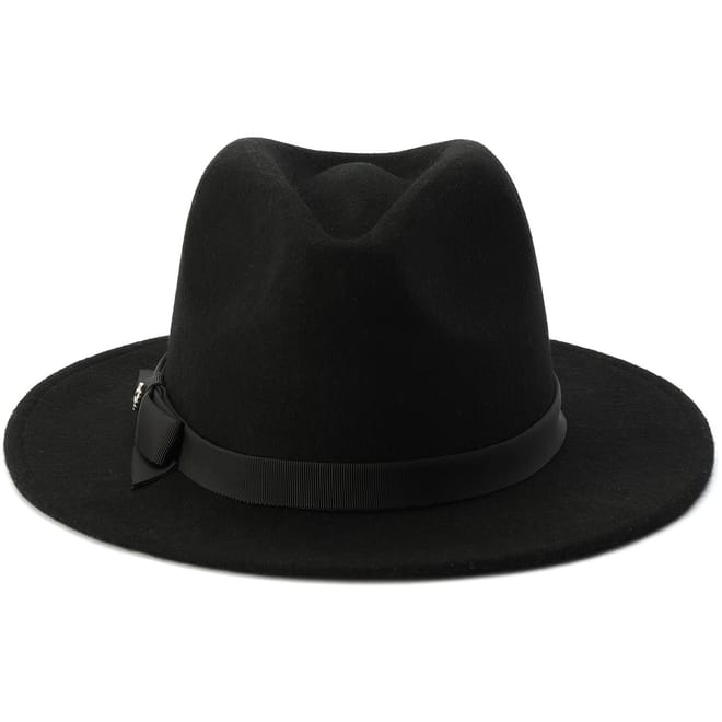 Bow Felt Fedora
