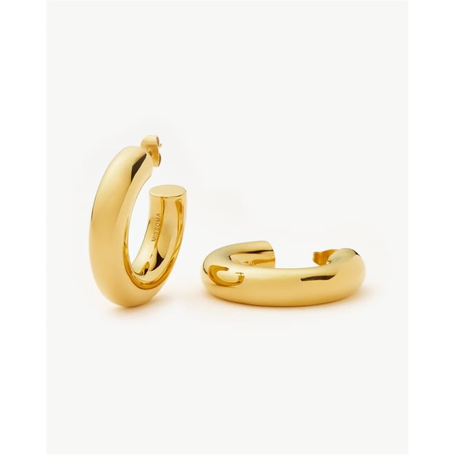 Chubby Large Hoop Earrings