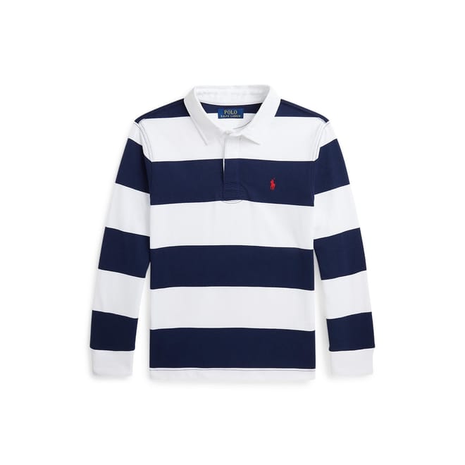 Sleeve Striped Polo Shirt Junior