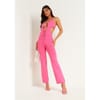 Cut Out Tie Front Jumpsuit