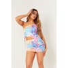Double Layer Slinky Asymmetric One Shoulder Top