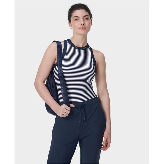 Slim Fit High Neck Tank