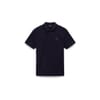 Black Regular Fit Solid Polo Shirt