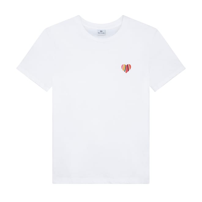 Heart Graphic Regular Fit Crew Neck T-Shirt