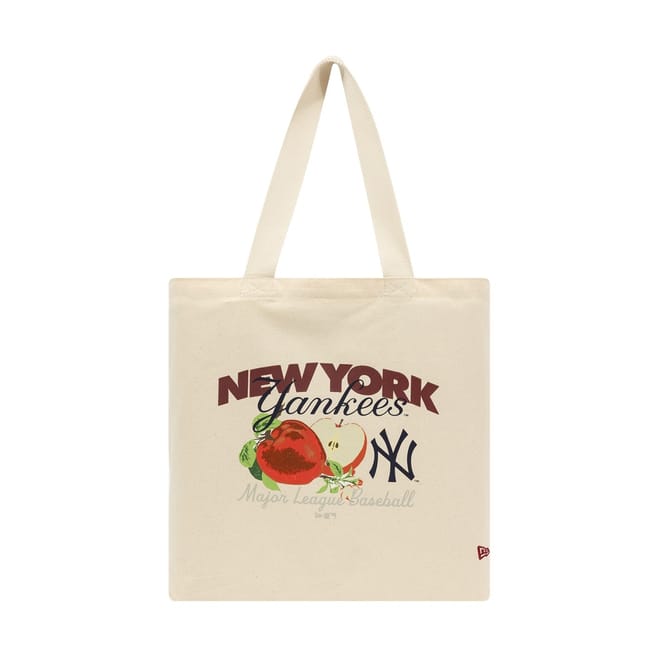 Fruit Patterned Tote with Logo