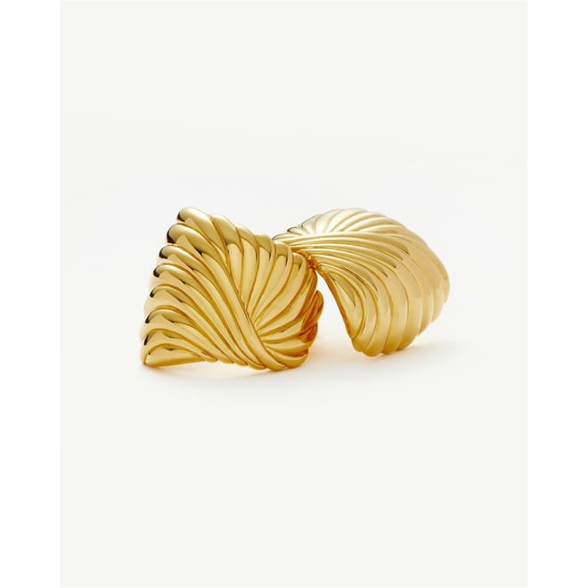 Ripple Oversized Stud Earrings